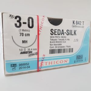 K842T 3 - 0 | PERMAHAND | C - 24 | Marca: Ethicon