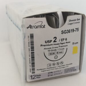 SG3619-75 CATGUT CROMICO 2 | 814T | C - 12 | Marca: Atramat