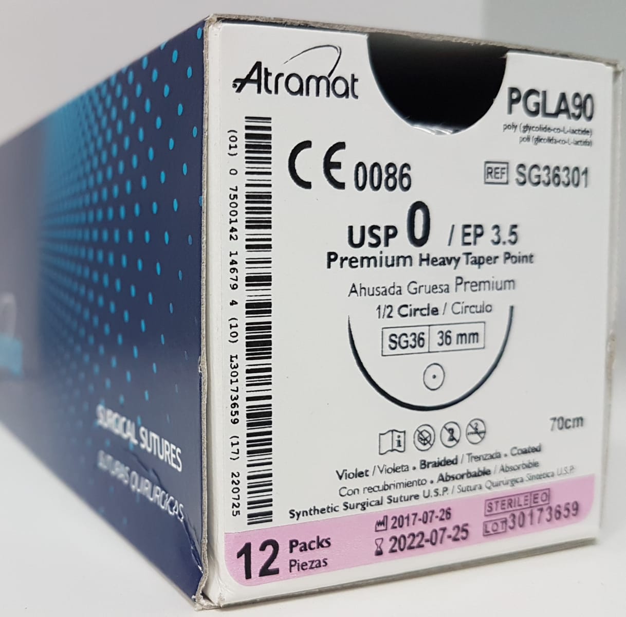 SG36301 PGLA90 0 | VICRYL | J340H | C - 12 | Marca: Atramat