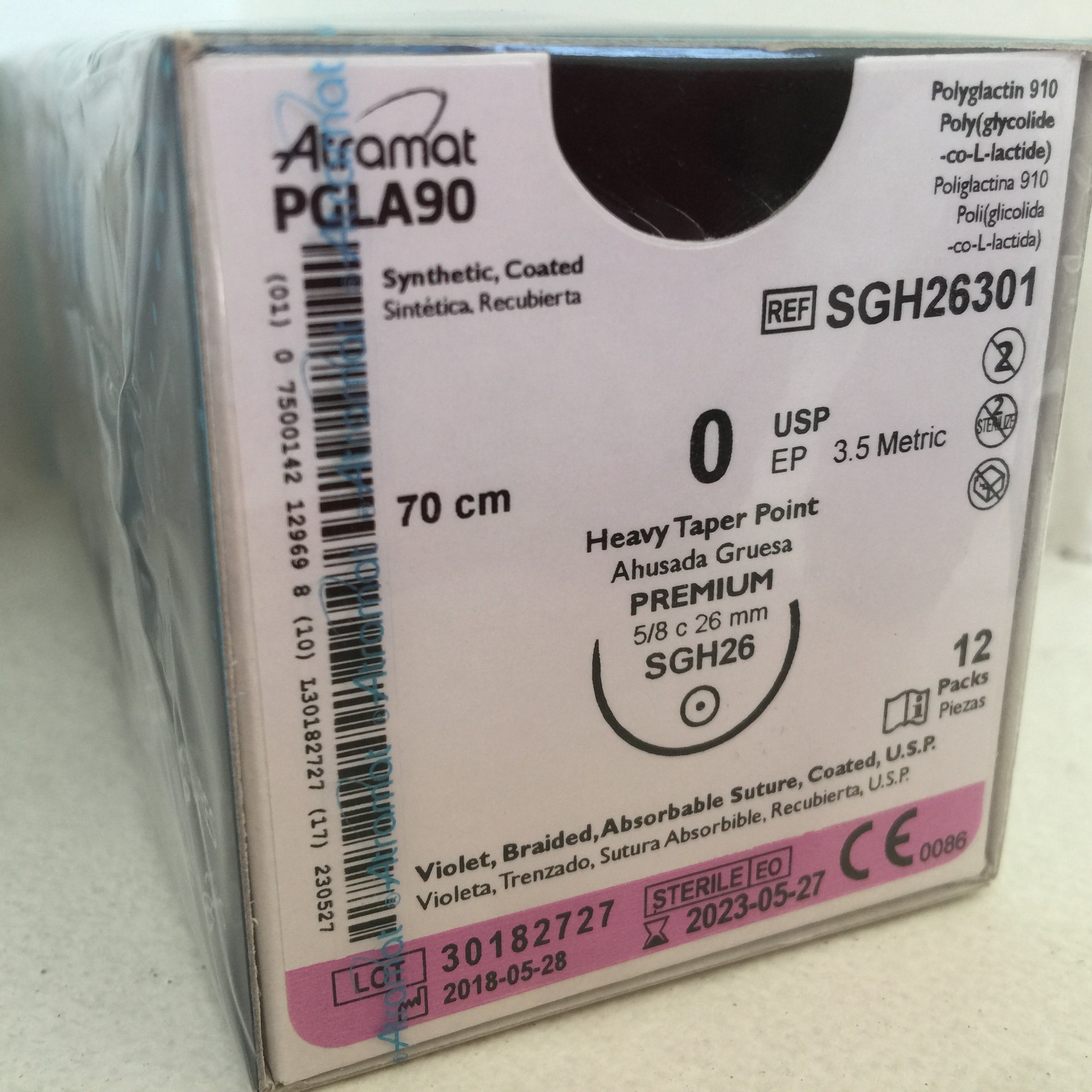 SGH26301 PGLA90 0 | VICRYL | J603H | C - 12 | Marca: Atramat