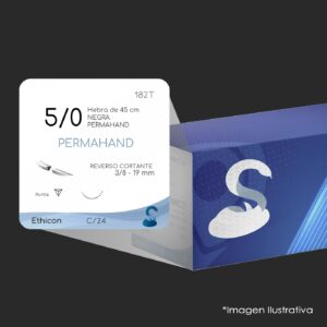 182T 5 - 0 | PERMAHAND | C - 24 | Marca: Ethicon
