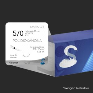 CVS1775 - 2 POLIDIOXANONA 5 - 0 | PDS II | Z320H | C - 12 | Marca: Atramat