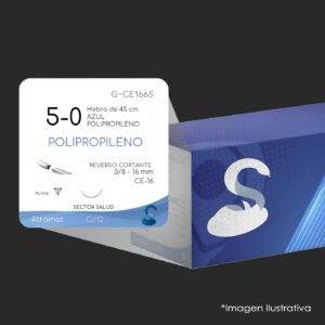 G-CE1665 POLIPROPILENO 5-0 | 060.841.0171 | PROLENE | C - 12 | Marca: Atramat