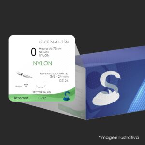 G-CE2441-75N NYLON 0 | ETHILON | C - 12 | Marca: Atramat