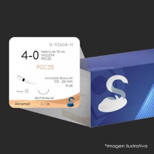 G-R2604-H PGC25 4-0 | 060.842.0436 | MONOCRYL | C - 36 | Marca: Atramat