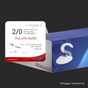 P-PE26292-B PGLA90 RAPID 2 - 0 | VICRYL RAPID | VR9941G | C - 12 | Marca: Atramat