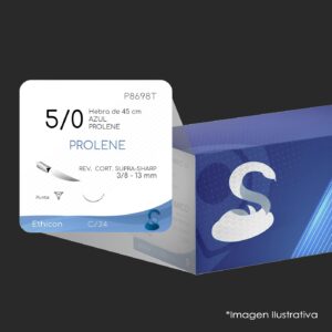 P8698T 5 - 0 | PROLENE | C - 24 | Marca: Ethicon