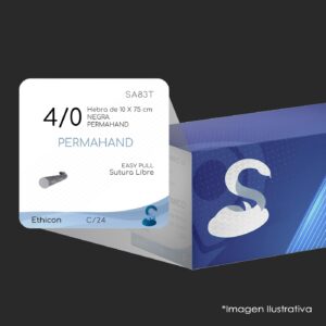 SA83T 4 - 0 | PERMAHAND | C - 24 | Marca: Ethicon